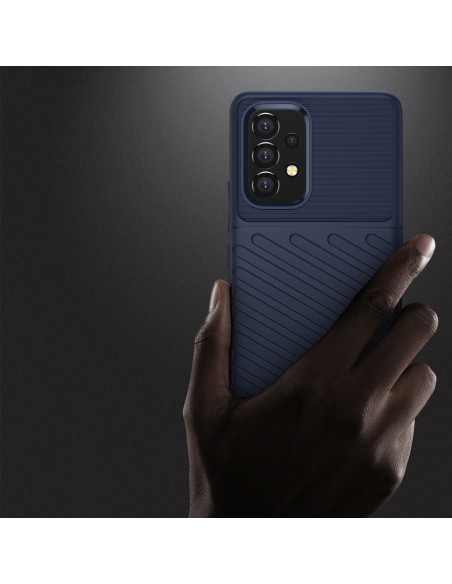 Thunder Case lankstus šarvuotas dėklas, skirtas Samsung Galaxy A53 5G mėlynas