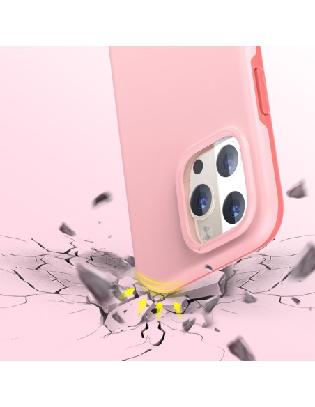 Dėklas iPhone 13 Pro MFM Anti-drop dėklas, rožinis Dėklas iPhone 13 Pro MFM Anti-drop dėklas, rožinis