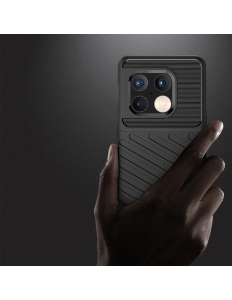 Thunder Case lankstus šarvuotas dėklas, skirtas OnePlus 10 Pro juodas Thunder Case lankstus šarvuotas dėklas, skirtas OnePlus 10 Pro juodas