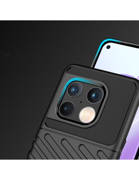 Thunder Case lankstus šarvuotas dėklas, skirtas OnePlus 10 Pro juodas Thunder Case lankstus šarvuotas dėklas, skirtas OnePlus 10 Pro juodas