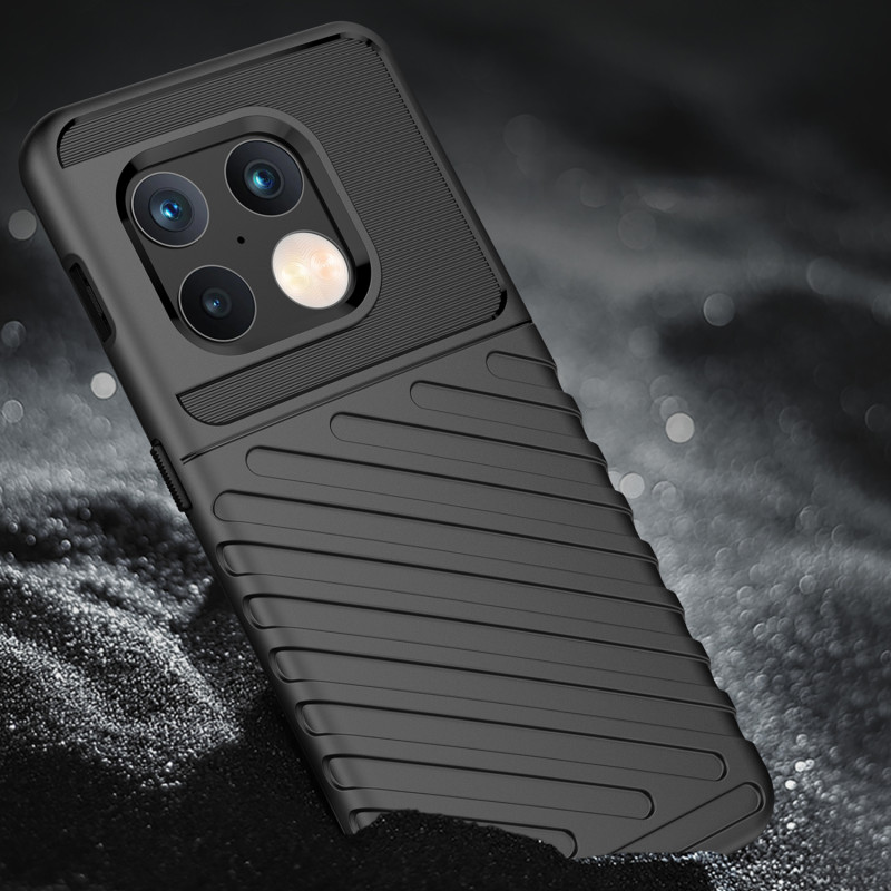 Thunder Case lankstus šarvuotas dėklas, skirtas OnePlus 10 Pro juodas