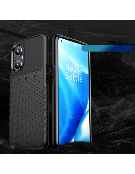 Thunder Case lankstus šarvuotas dėklo dangtelis, skirtas OnePlus Nord N20 5G juodas