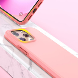 Dėklas iPhone 13 Pro MFM Anti-drop dėklas, rožinis