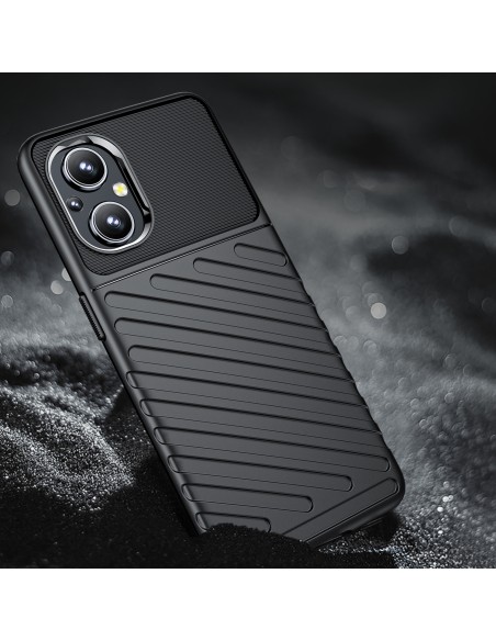Thunder Case lankstus šarvuotas dėklo dangtelis, skirtas OnePlus Nord N20 5G juodas