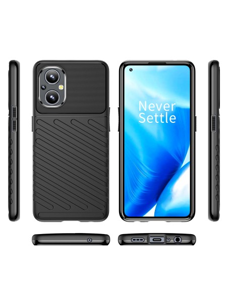 Thunder Case lankstus šarvuotas dėklo dangtelis, skirtas OnePlus Nord N20 5G juodas