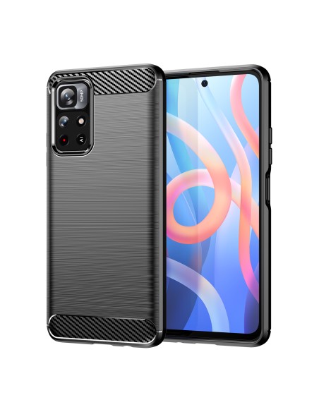 Carbon Case lankstus dangtelis Xiaomi Redmi Note 11 juodas Carbon Case lankstus dangtelis Xiaomi Redmi Note 11 juodas