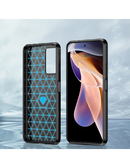Carbon Case lankstus dangtelis, skirtas Xiaomi Redmi Note 11 Pro+ 5G (Kinija) / 11 Pro 5G (Kinija) / Mi11i HyperCharge /... Carbon Case lankstus dangtelis, skirtas Xiaomi Redmi Note 11 Pro+ 5G (Kinija) / 11 Pro 5G (Kinija) / Mi11i HyperCharge /...