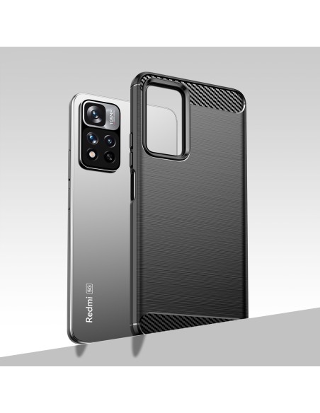 Carbon Case lankstus dangtelis, skirtas Xiaomi Redmi Note 11 Pro+ 5G (Kinija) / 11 Pro 5G (Kinija) / Mi11i HyperCharge /... Carbon Case lankstus dangtelis, skirtas Xiaomi Redmi Note 11 Pro+ 5G (Kinija) / 11 Pro 5G (Kinija) / Mi11i HyperCharge /...