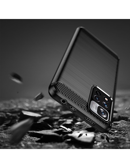 Carbon Case lankstus dangtelis, skirtas Xiaomi Redmi Note 11 Pro+ 5G (Kinija) / 11 Pro 5G (Kinija) / Mi11i HyperCharge /... Carbon Case lankstus dangtelis, skirtas Xiaomi Redmi Note 11 Pro+ 5G (Kinija) / 11 Pro 5G (Kinija) / Mi11i HyperCharge /...