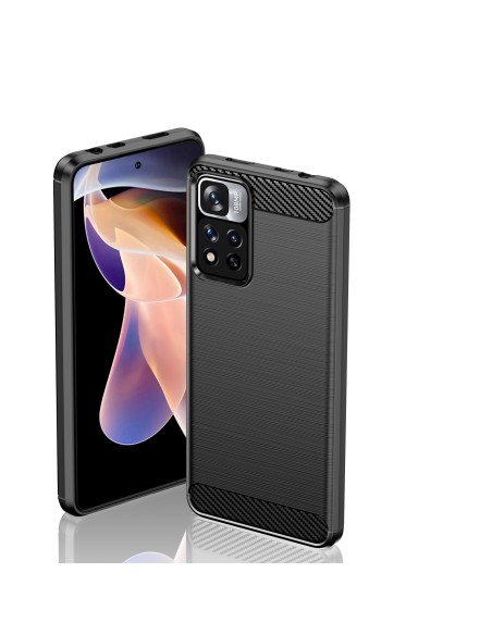 Carbon Case lankstus dangtelis, skirtas Xiaomi Redmi Note 11 Pro+ 5G (Kinija) / 11 Pro 5G (Kinija) / Mi11i HyperCharge /... Carbon Case lankstus dangtelis, skirtas Xiaomi Redmi Note 11 Pro+ 5G (Kinija) / 11 Pro 5G (Kinija) / Mi11i HyperCharge /...