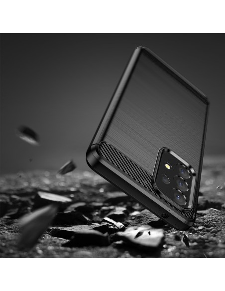 Carbon Case lankstus dangtelis Samsung Galaxy A53 5G juodas
