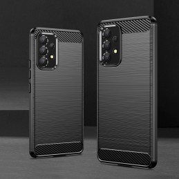 Carbon Case lankstus dangtelis Samsung Galaxy A53 5G juodas
