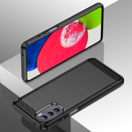 Carbon Case lankstus dangtelis Motorola Moto G Stylus 2022 juodas