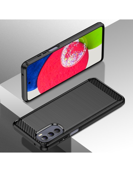 Carbon Case lankstus dangtelis Motorola Moto G Stylus 2022 juodas