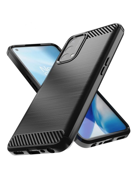 Carbon Case lankstus dangtelis, skirtas OnePlus Nord N200 5G juodas Carbon Case lankstus dangtelis, skirtas OnePlus Nord N200 5G juodas