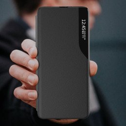 Eco Leather View Case elegantiškas dėklas su atvartu ir stovo funkcija, skirtas Xiaomi Redmi Note 11 Pro+ 5G (Kinija) / ...