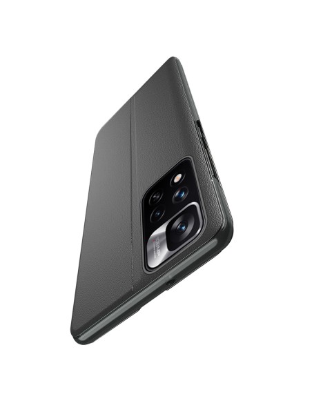 Eco Leather View Case elegantiškas dėklas su atverčiamu dangteliu ir stovo funkcija, skirta Xiaomi Redmi Note 11T 5G / R... Eco Leather View Case elegantiškas dėklas su atverčiamu dangteliu ir stovo funkcija, skirta Xiaomi Redmi Note 11T 5G / R...