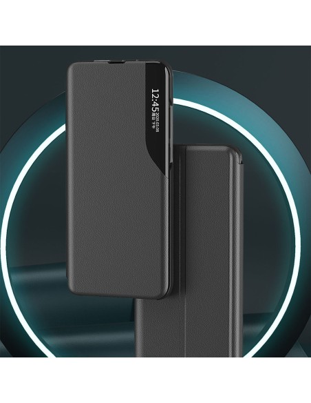 Eco Leather View Case elegantiškas dėklas su atverčiamu dangteliu ir stovo funkcija, skirta Xiaomi Redmi Note 11T 5G / R... Eco Leather View Case elegantiškas dėklas su atverčiamu dangteliu ir stovo funkcija, skirta Xiaomi Redmi Note 11T 5G / R...