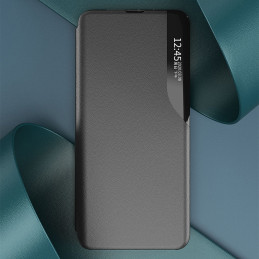Eco Leather View Case elegantiškas dėklas su atverčiamu dangteliu ir stovo funkcija, skirta Xiaomi Redmi Note 11T 5G / R...