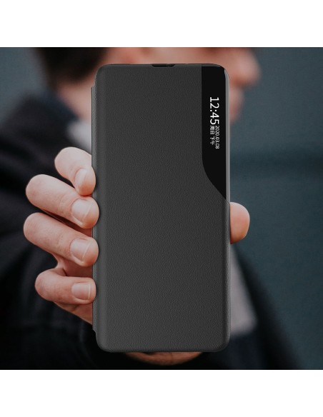 Eco Leather View Case elegantiškas dėklas su atverčiamu dangteliu ir stovo funkcija, skirta Xiaomi Redmi Note 11T 5G / R... Eco Leather View Case elegantiškas dėklas su atverčiamu dangteliu ir stovo funkcija, skirta Xiaomi Redmi Note 11T 5G / R...