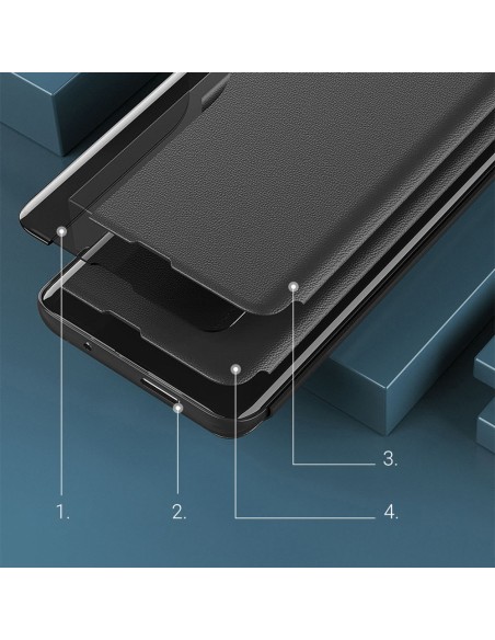 Eco Leather View Case elegantiškas dėklas su atverčiamu dangteliu ir stovo funkcija, skirta Xiaomi Redmi Note 11T 5G / R... Eco Leather View Case elegantiškas dėklas su atverčiamu dangteliu ir stovo funkcija, skirta Xiaomi Redmi Note 11T 5G / R...