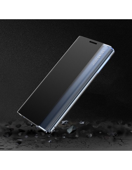 Naujas Sleep Case dangtelis su atvartu ir stovo funkcija, skirta Samsung Galaxy A03s (166.5) rožinė