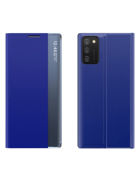 Naujas Sleep Case dangtelis su atvartu ir stovo funkcija, skirta Samsung Galaxy A03s (166.5) mėlyna Naujas Sleep Case dangtelis su atvartu ir stovo funkcija, skirta Samsung Galaxy A03s (166.5) mėlyna
