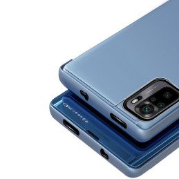 „Clear View“ dėklas Xiaomi Redmi Note 11 Pro+ 5G (Kinija) / 11 Pro 5G (Kinija) / Mi11i HyperCharge / Poco X4 NFC 5G mėly...