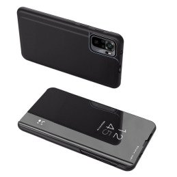 „Clear View“ dėklas Xiaomi Redmi Note 11 Pro+ 5G (Kinija) / 11 Pro 5G (Kinija) / Mi11i HyperCharge / Poco X4 NFC 5G juod...