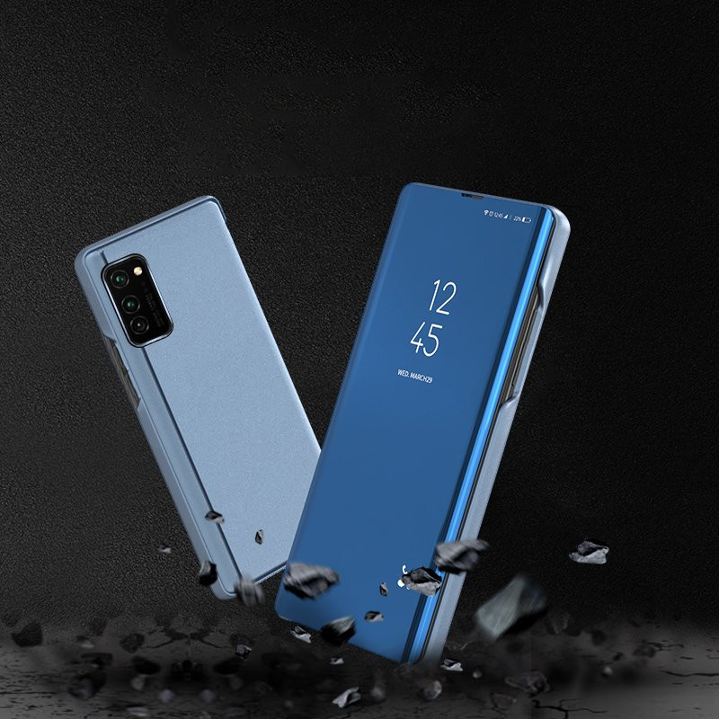 Clear View Case atverčiamas dėklas, skirtas Samsung Galaxy A03s (166.5) rožinis