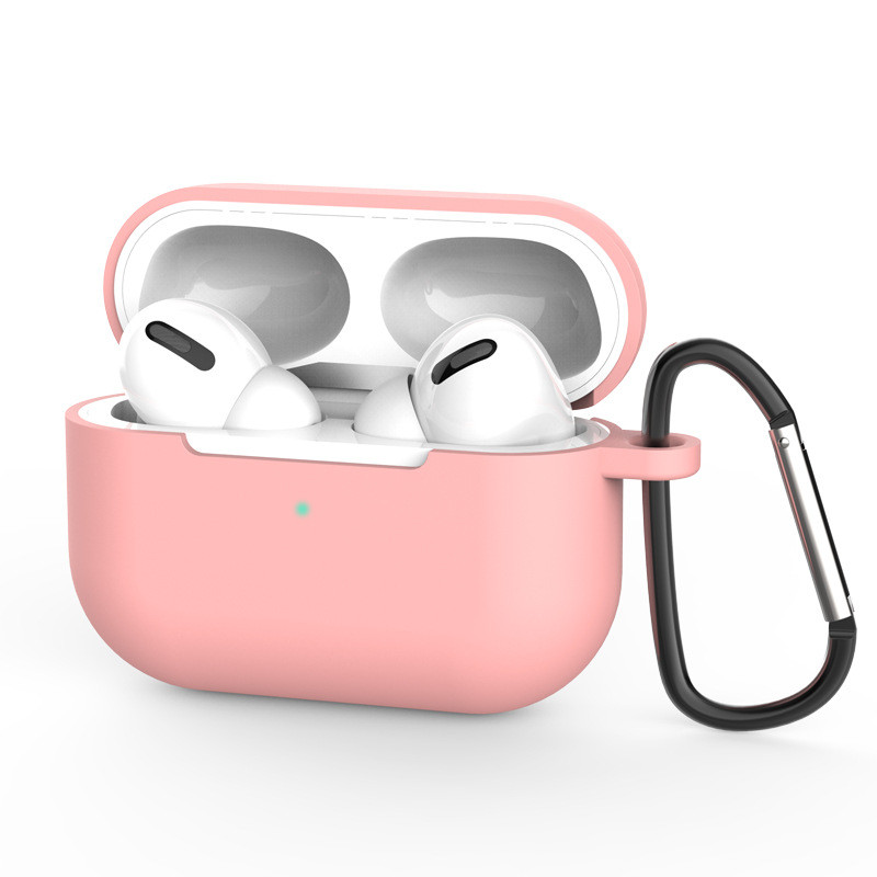 „AirPods Pro“ dėklas, silikoninis minkštas ausinių dangtelis + raktų pakabukas, karabinas, pakabukas, rausvas (dėklas D) „AirPods Pro“ dėklas, silikoninis minkštas ausinių dangtelis + raktų pakabukas, karabinas, pakabukas, rausvas (dėklas D)