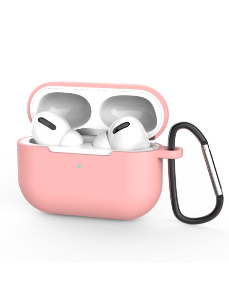 „AirPods Pro“ dėklas, silikoninis minkštas ausinių dangtelis + raktų pakabukas, karabinas, pakabukas, rausvas (dėklas D) „AirPods Pro“ dėklas, silikoninis minkštas ausinių dangtelis + raktų pakabukas, karabinas, pakabukas, rausvas (dėklas D)