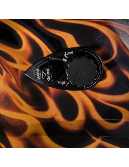 Automatinis automatiškai tamsėjantis suvirinimo šalmas su šlifavimo funkcija FIRESTARTER 500 Automatinis automatiškai tamsėjantis suvirinimo šalmas su šlifavimo funkcija FIRESTARTER 500