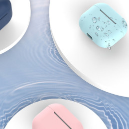 „AirPods Pro“ silikoninis minkštas ausinių dėklas, juodas dėklas (C dėklas)
