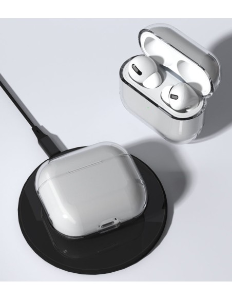 Dėklas AirPods Pro tvirtas, tvirtas, skaidrus dangtelis ausinėms (dėklas A) Dėklas AirPods Pro tvirtas, tvirtas, skaidrus dangtelis ausinėms (dėklas A)