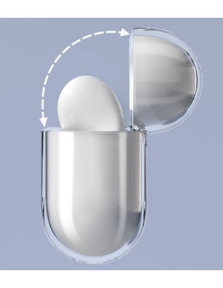 Dėklas AirPods Pro tvirtas, tvirtas, skaidrus dangtelis ausinėms (dėklas A) Dėklas AirPods Pro tvirtas, tvirtas, skaidrus dangtelis ausinėms (dėklas A)