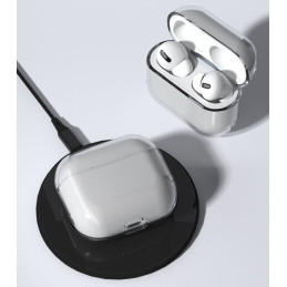 „AirPods 2“ / „AirPods 1“ dėklas tvirtas, tvirtas, skaidrus ausinių dangtelis (A dėklas)
