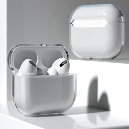 „AirPods 2“ / „AirPods 1“ dėklas tvirtas, tvirtas, skaidrus ausinių dangtelis (A dėklas)