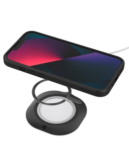 MagSafe Spigen OneTap žiedas - matinė juoda MagSafe Spigen OneTap žiedas - matinė juoda