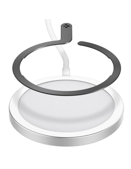 MagSafe Spigen OneTap žiedas - matinė juoda MagSafe Spigen OneTap žiedas - matinė juoda