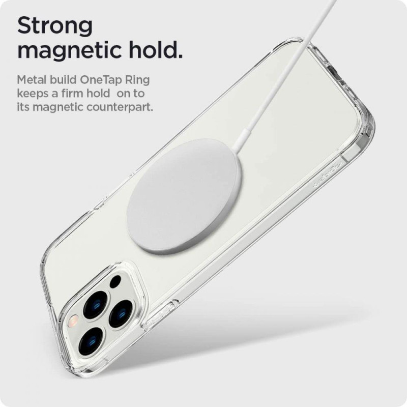 MagSafe Spigen OneTap žiedas - matinė juoda