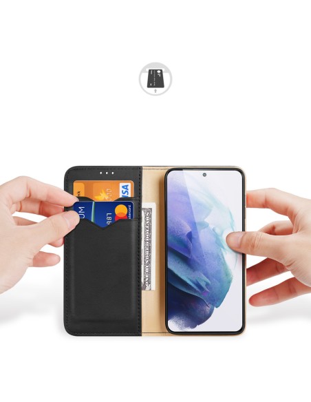 Dux Ducis Hivo odinis dėklas Flip Natūralios odos dangtelis piniginė kortelėms ir dokumentams Samsung Galaxy S22+ (S22 P... Dux Ducis Hivo odinis dėklas Flip Natūralios odos dangtelis piniginė kortelėms ir dokumentams Samsung Galaxy S22+ (S22 P...