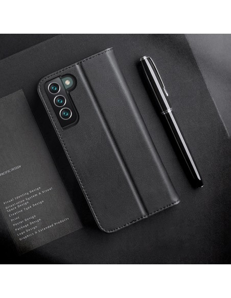 Dux Ducis Hivo odinis dėklas Flip Natūralios odos dangtelis piniginė kortelėms ir dokumentams Samsung Galaxy S22+ (S22 P... Dux Ducis Hivo odinis dėklas Flip Natūralios odos dangtelis piniginė kortelėms ir dokumentams Samsung Galaxy S22+ (S22 P...