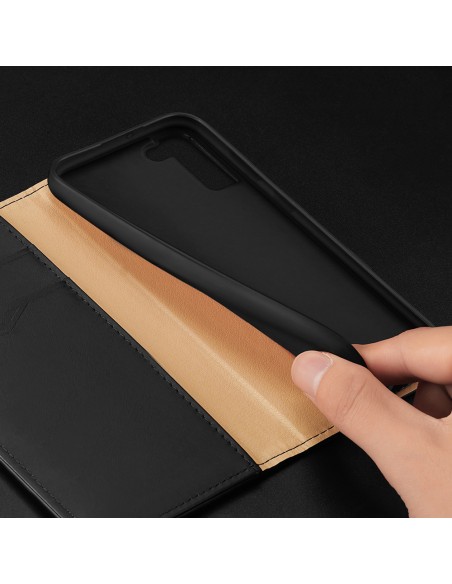 Dux Ducis Hivo odinis dėklas Flip Natūralios odos dangtelis piniginė kortelėms ir dokumentams Samsung Galaxy S22+ (S22 P... Dux Ducis Hivo odinis dėklas Flip Natūralios odos dangtelis piniginė kortelėms ir dokumentams Samsung Galaxy S22+ (S22 P...