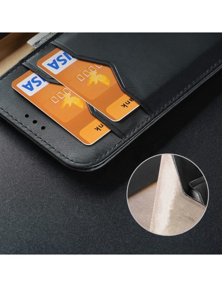 Dux Ducis Hivo odinis dėklas Flip Natūralios odos dangtelis piniginė kortelėms ir dokumentams Samsung Galaxy S22+ (S22 P... Dux Ducis Hivo odinis dėklas Flip Natūralios odos dangtelis piniginė kortelėms ir dokumentams Samsung Galaxy S22+ (S22 P...