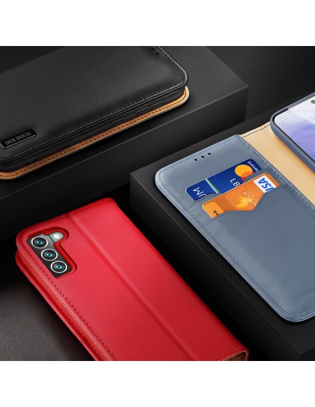 Dux Ducis Hivo odinis dėklas Flip Natūralios odos dangtelis piniginė kortelėms ir dokumentams Samsung Galaxy S22+ (S22 P... Dux Ducis Hivo odinis dėklas Flip Natūralios odos dangtelis piniginė kortelėms ir dokumentams Samsung Galaxy S22+ (S22 P...