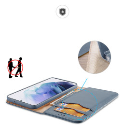 Dux Ducis Hivo odinis dėklas su apverčiamu natūralios odos dangteliu piniginė kortelėms ir dokumentams Samsung Galaxy S2...