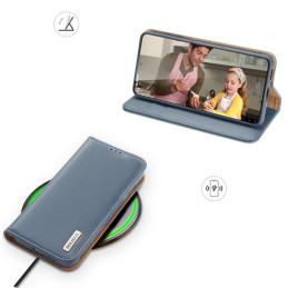 Dux Ducis Hivo odinis dėklas su apverčiamu natūralios odos dangteliu piniginė kortelėms ir dokumentams Samsung Galaxy S2...