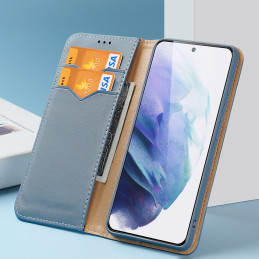 Dux Ducis Hivo odinis dėklas su apverčiamu natūralios odos dangteliu piniginė kortelėms ir dokumentams Samsung Galaxy S2...