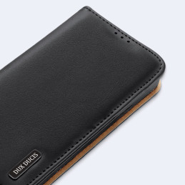 Dux Ducis Hivo odinis dėklas su apverčiamu natūralios odos dangteliu piniginė kortelėms ir dokumentams Samsung Galaxy S2...